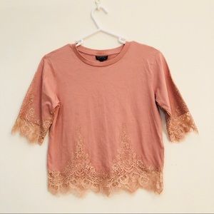 Topshop Pink Shirt
